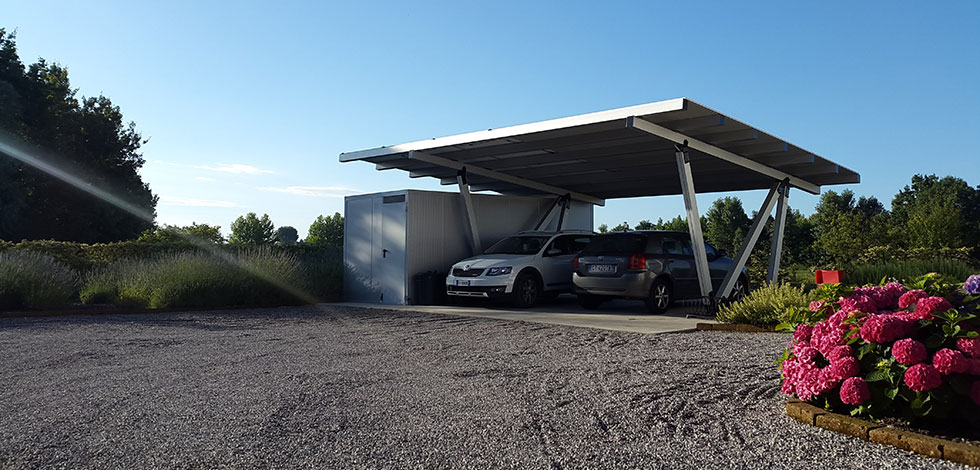Pensiline fotovoltaiche